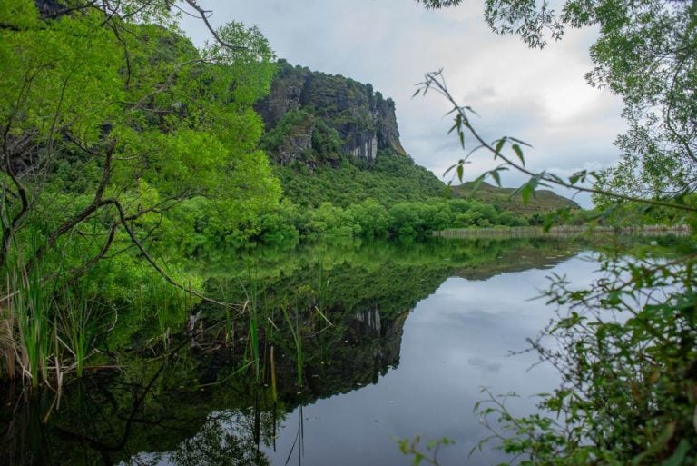 View of diamond lake walk in wanaka, New Zealand