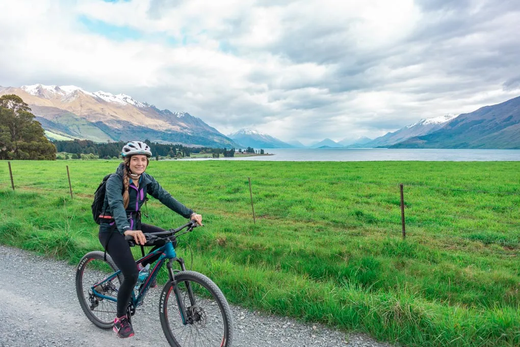Riding on the best bike tour in Queenstown, the station to station bike trail