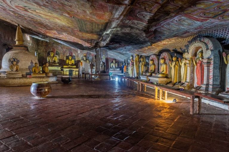 Dambulla Cave Temples is Dambulla near Sigiriya