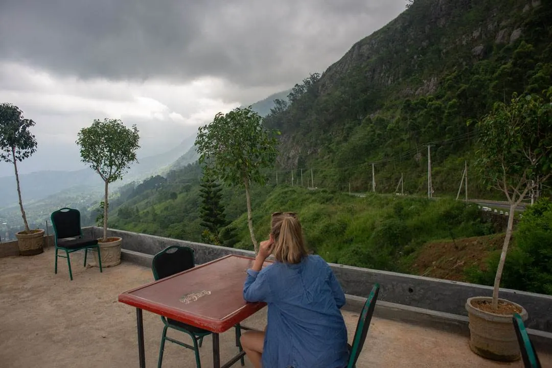 taking in the views around Haputale