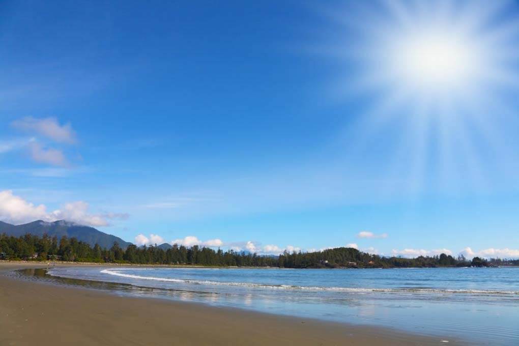 A beautiful beach on Vancouver Island, Vancouver, BC
