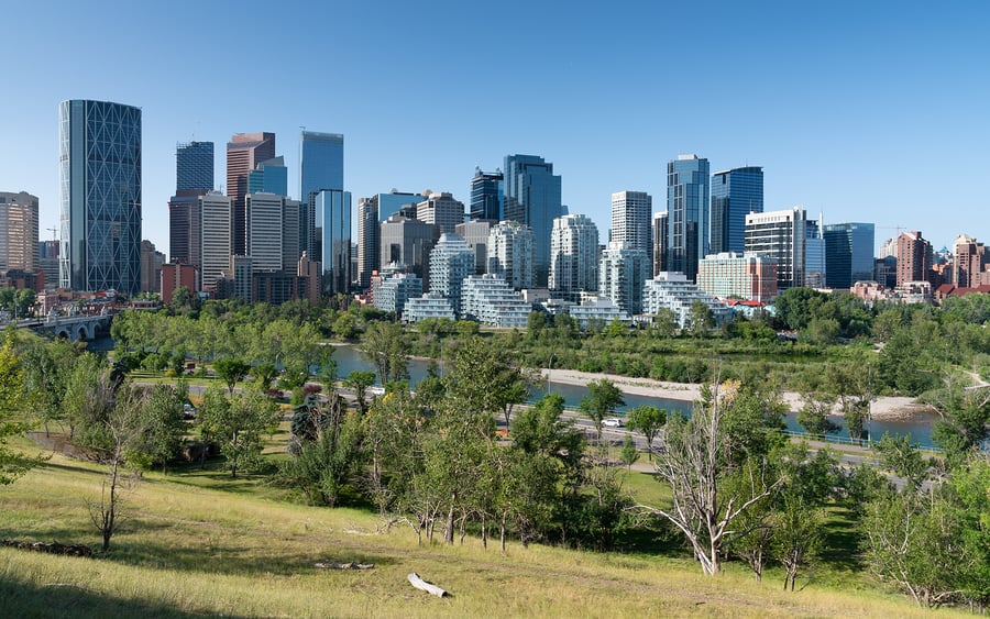 staying in calgary is another option for visiting banff