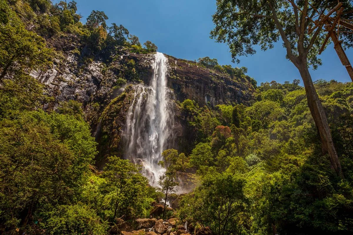 Bambarakanda waterfall