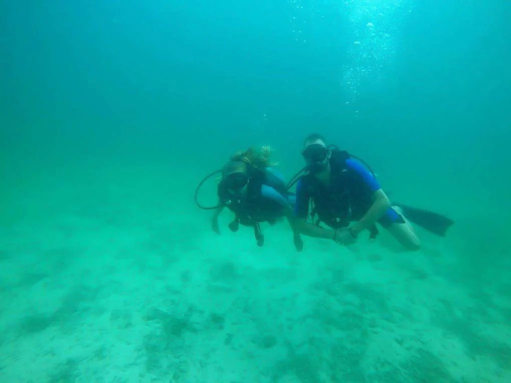 Scuba diving on Bocas del Toro, Panama