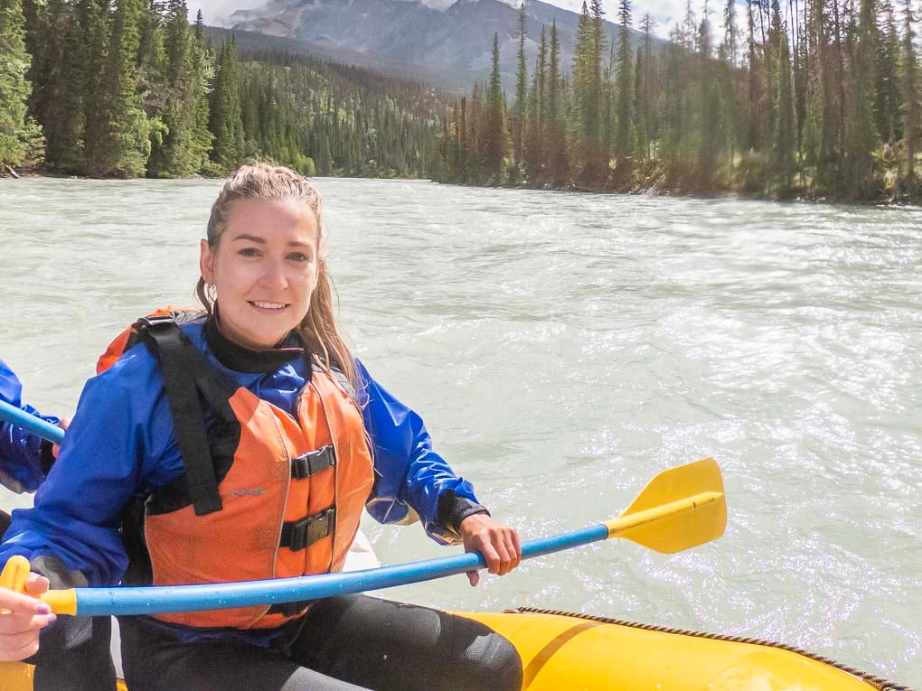 Bailey white water rafting in Canada