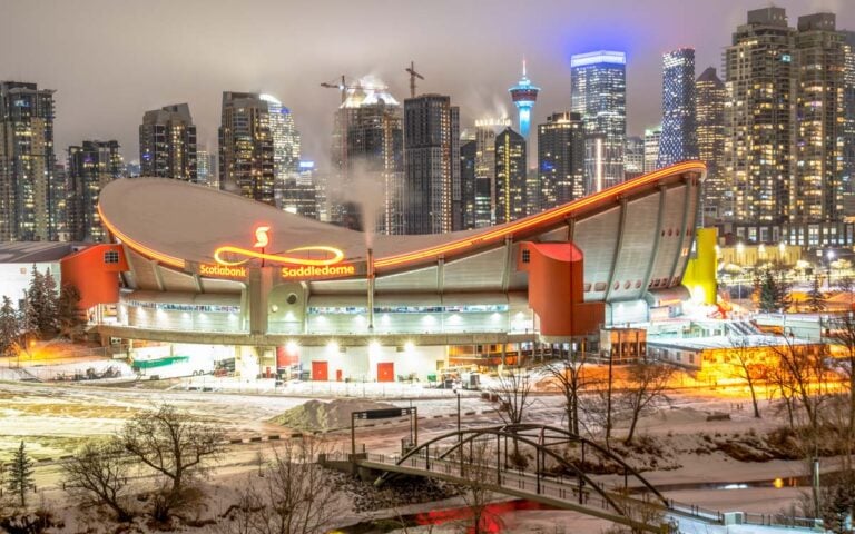 The Scotiabank Saddledome in Calgary