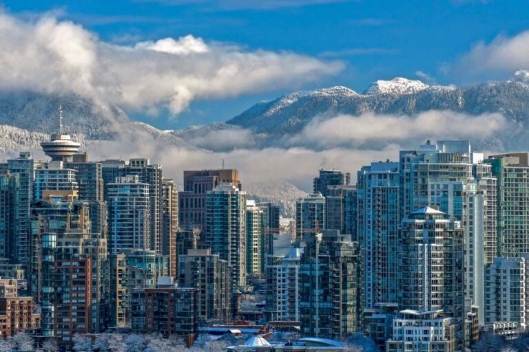 Vancouver City in Winter