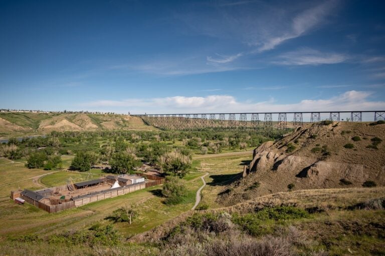 the Lethbridge high level ridge from afar - one of the best things to do in Lethbridge