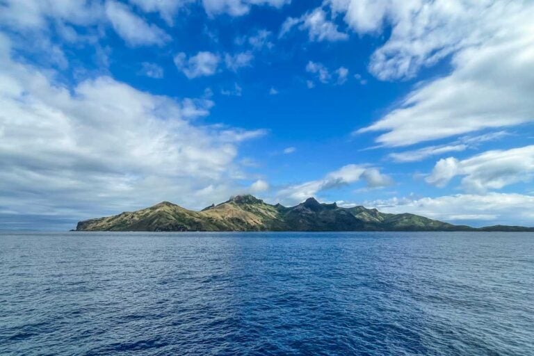 Yasawa Islands from the ferry in Fiji