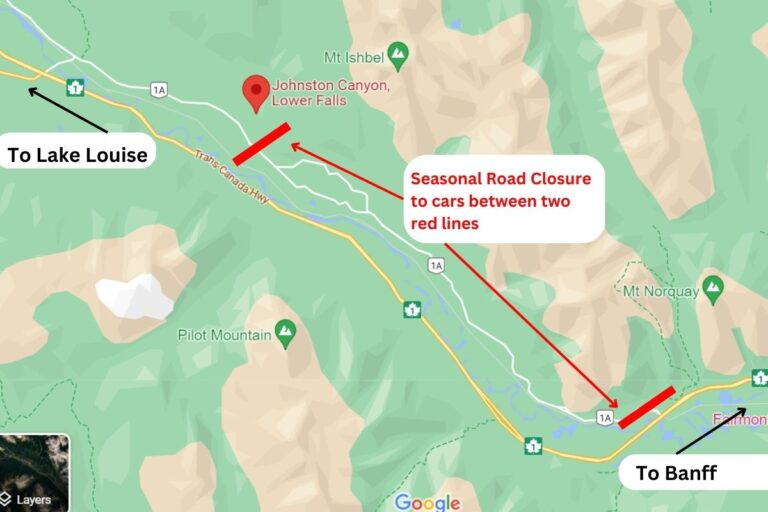 How to Get from Banff to Johnston Canyon: 4 Transport Options We ...