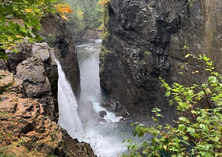 Elk Falls near Courtenay, BC