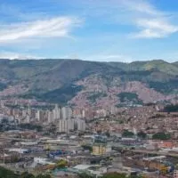 Panoramic view of Medellin, Colombia
