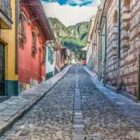 A cute street in La Candelaria Bogota