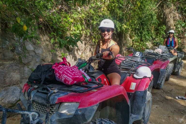 Bailey on an ATV in Puerto Vallarta