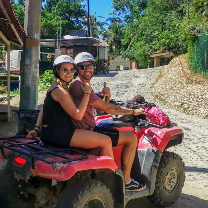 Daniel and Bailey on an ATV Adventure in Puerto Vallarta