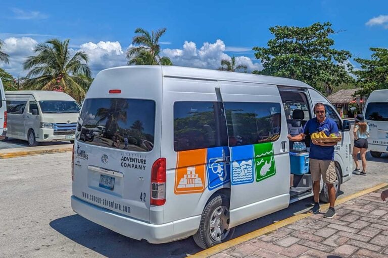 Cancun airport shuttle at Cancun Airport
