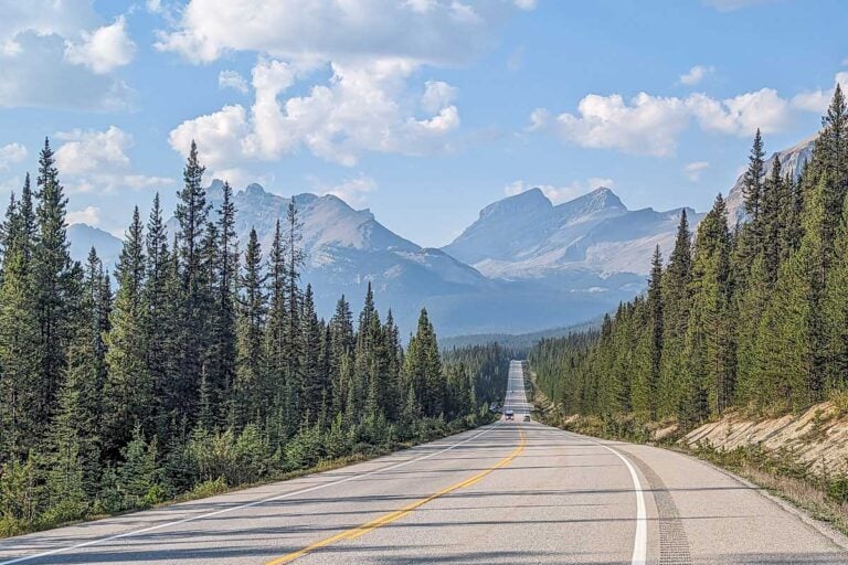 Icefields Parkway in Canada