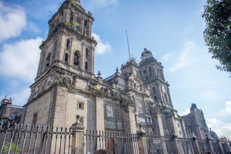 The Metropolitan Cathedral of the Assumption in Mexico City, Mexico