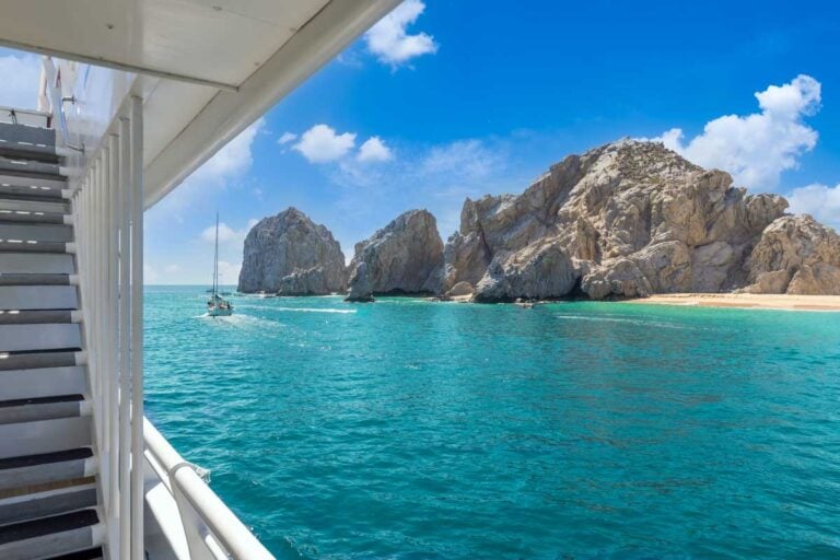 View from a cruise in Cabo San Lucas of Arco de los Cabos