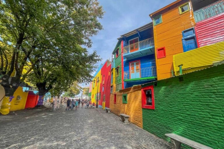 El Caminito street in La Boca, Buenos Aires