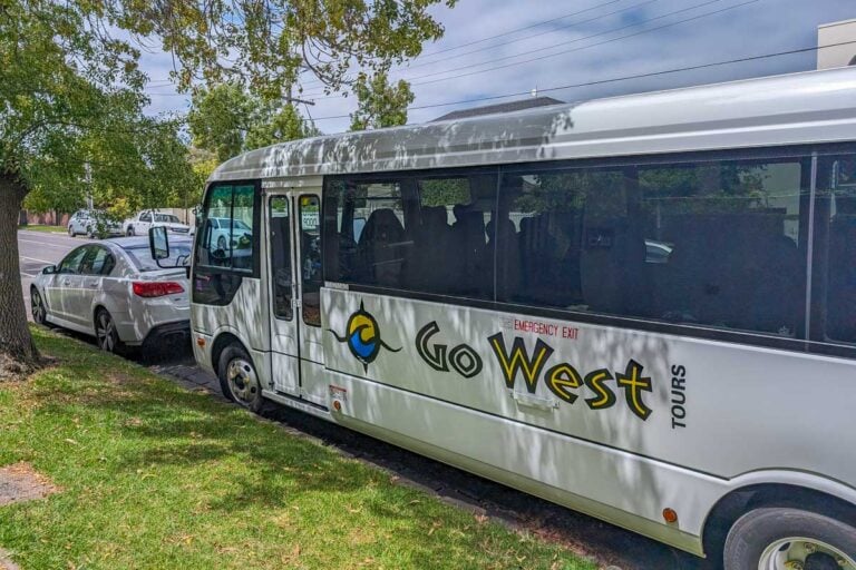 The go west tour bus in melbourne australia