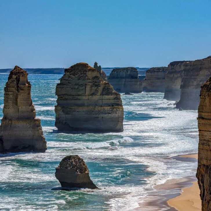 the twelve apostles on a great ocean road tour australia