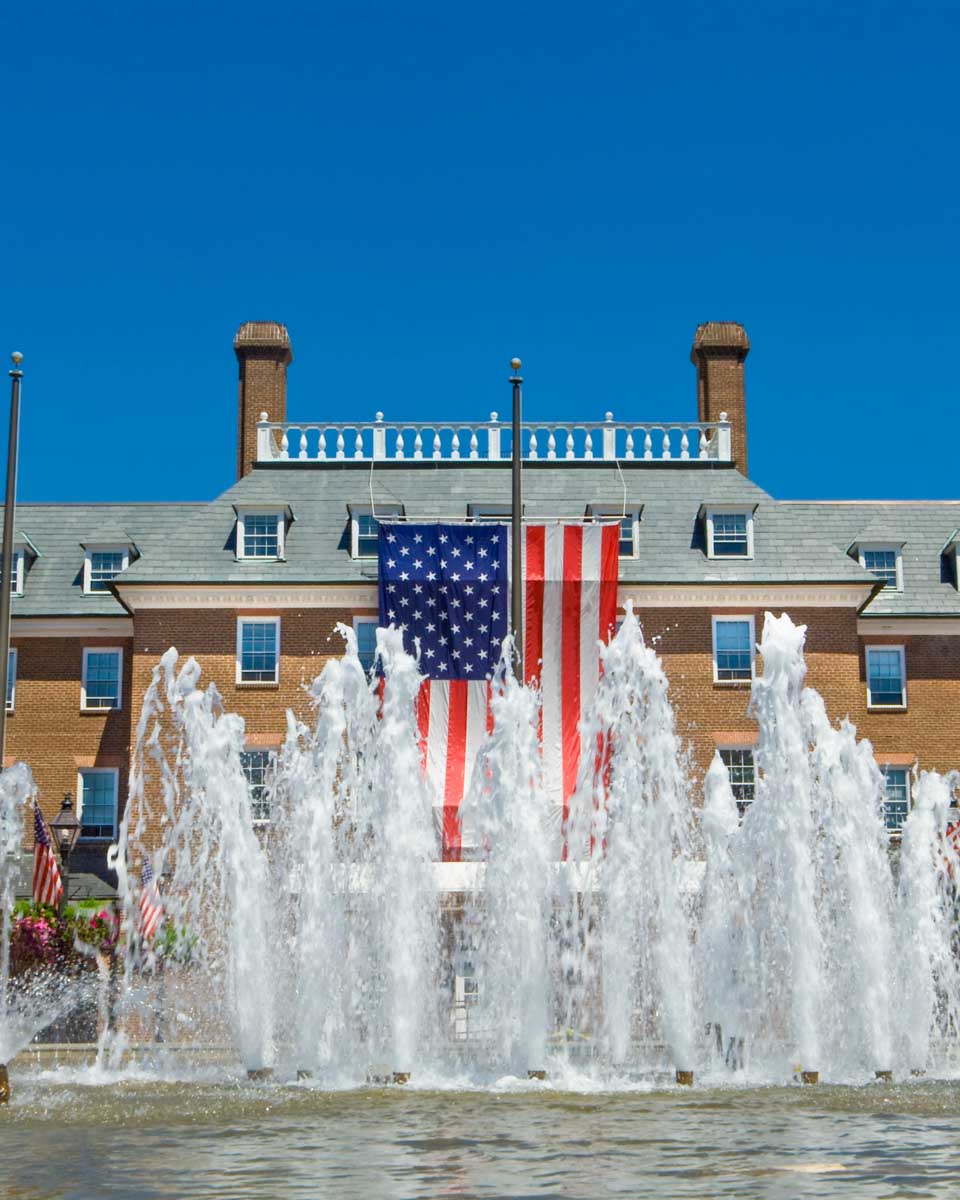City Hall in Alexandria Virginia seen on a tour from Washington DC