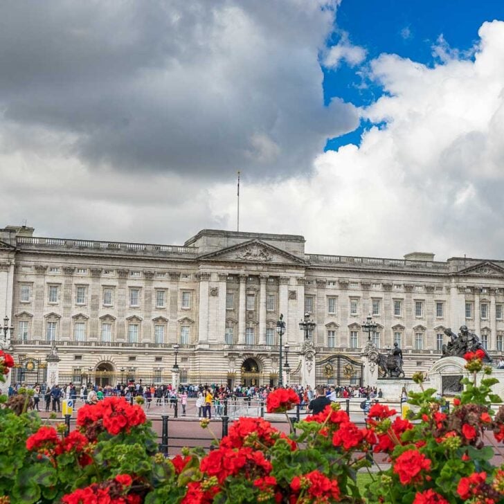 Buckingham Palace in London England