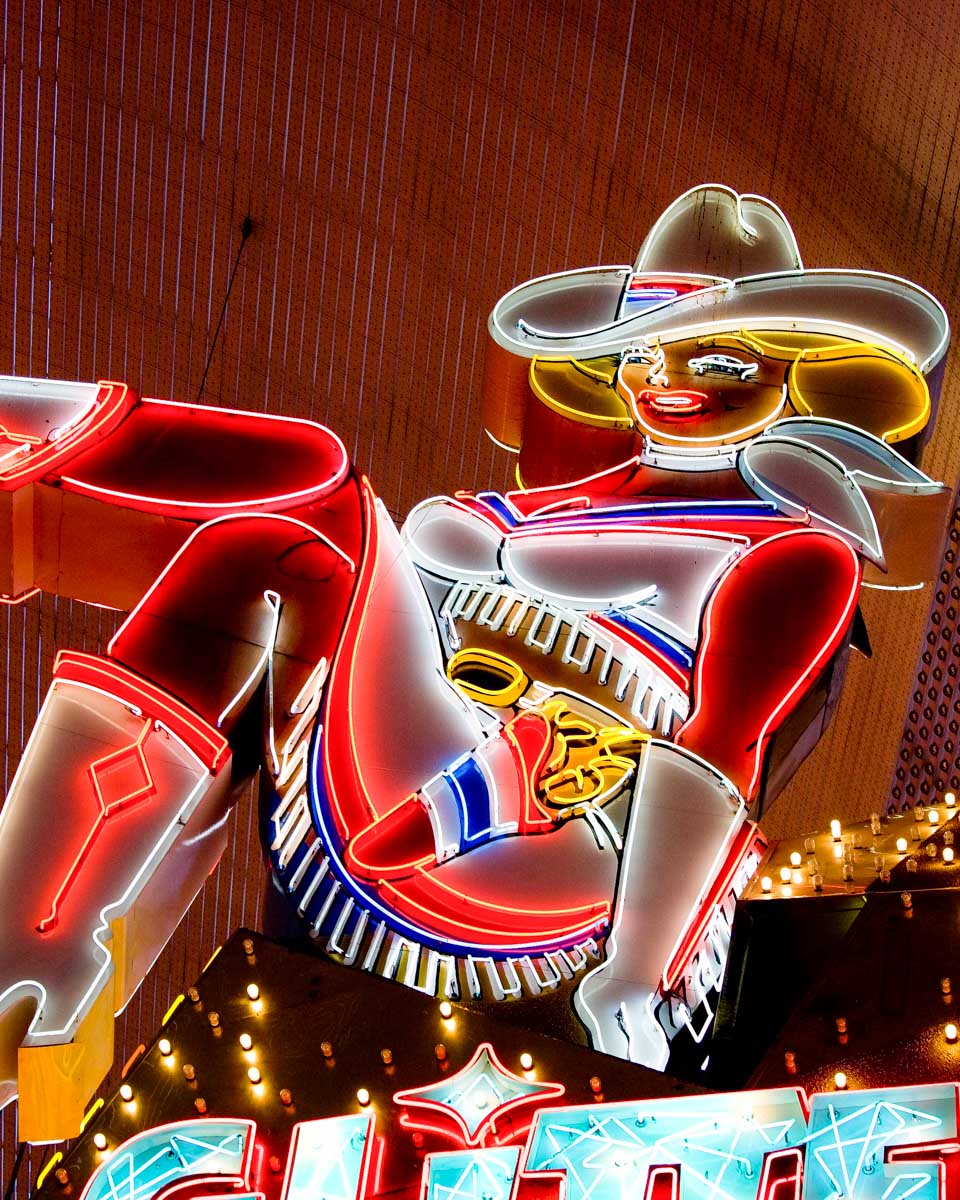 Neon sign on Freemont Street in Las Vegas Nevada