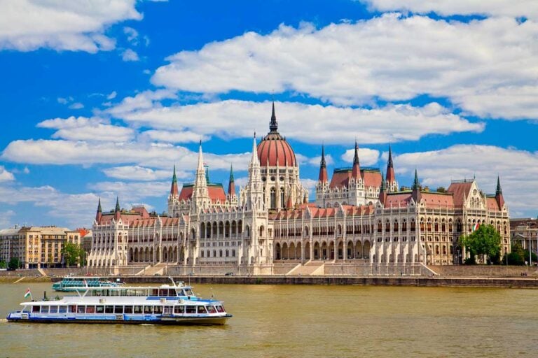 budapest parliament building in Budapest Hungary during the day