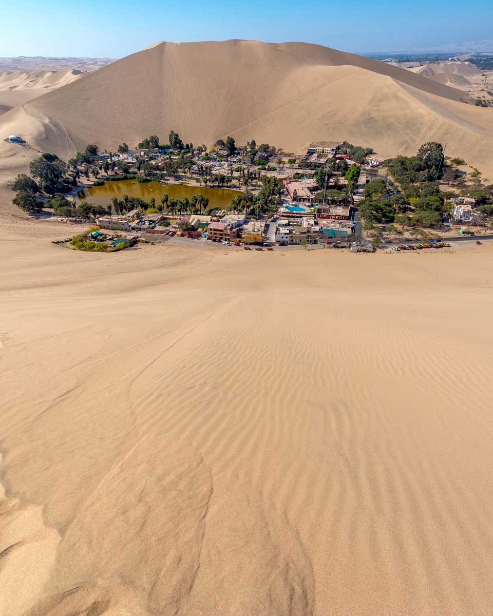 huacachina-oasis-in-Peru on a tour from Lima