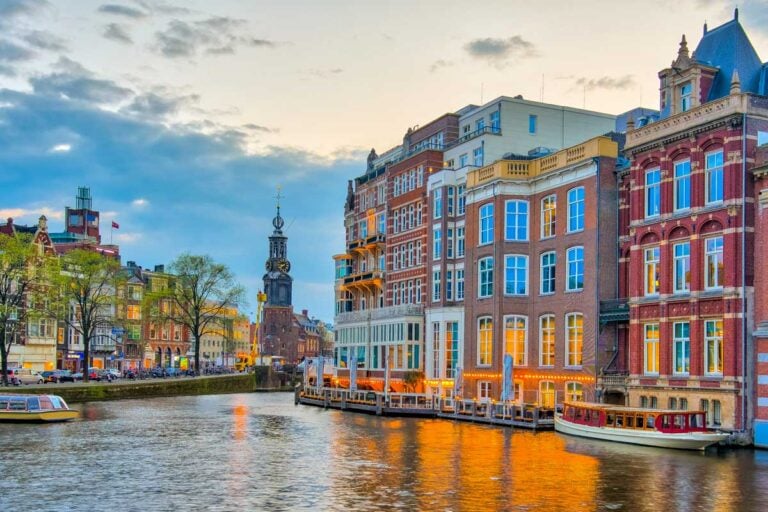 Amsterdam Canal in the Netherlands