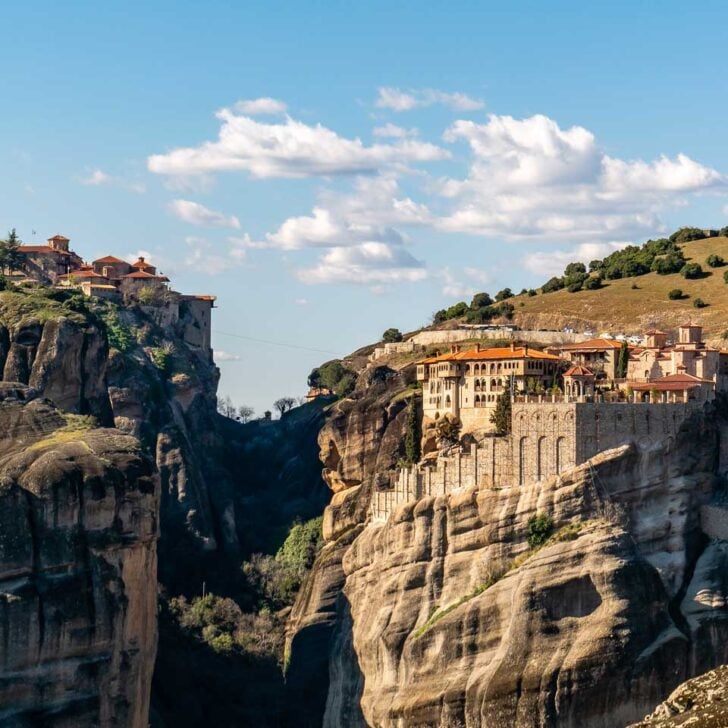 Meteora Monasteries on a tour from Athens Greece