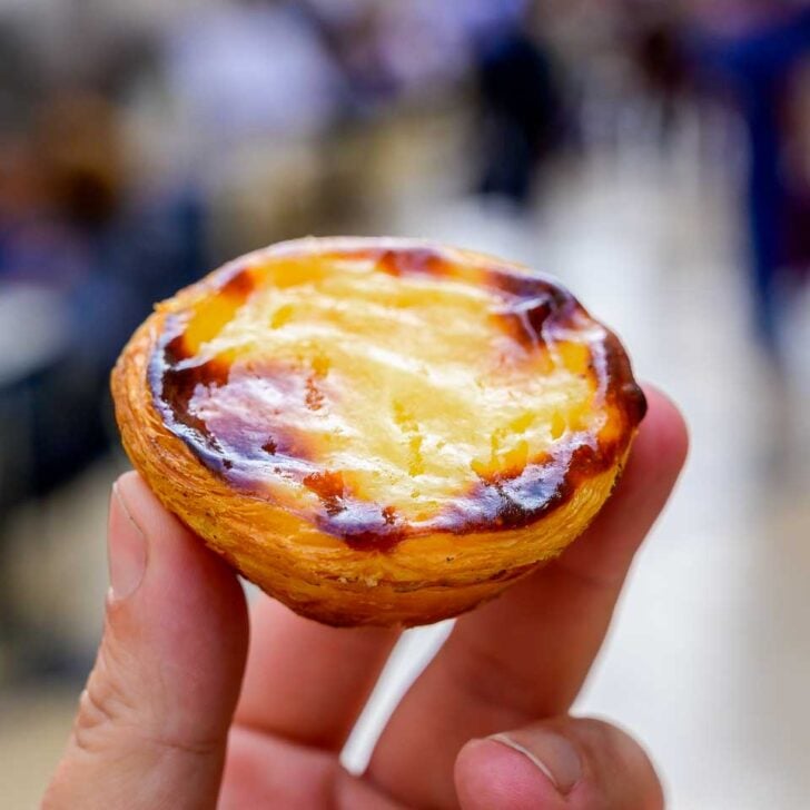 Pastel de nata in Lisbon Portugal food tour
