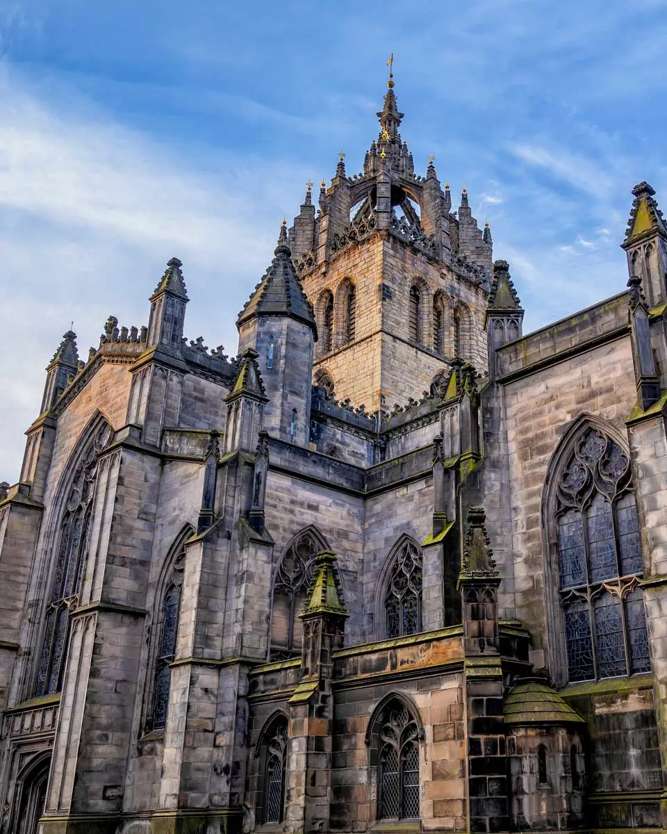 Saint Giles Cathedral in Edinburgh United Kingdom