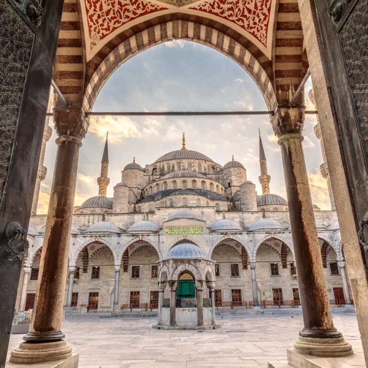 The Blue Mosque in Istanbul Turkey