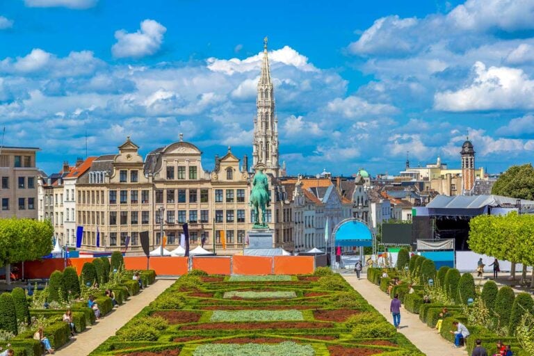 View of Brussels Belgium