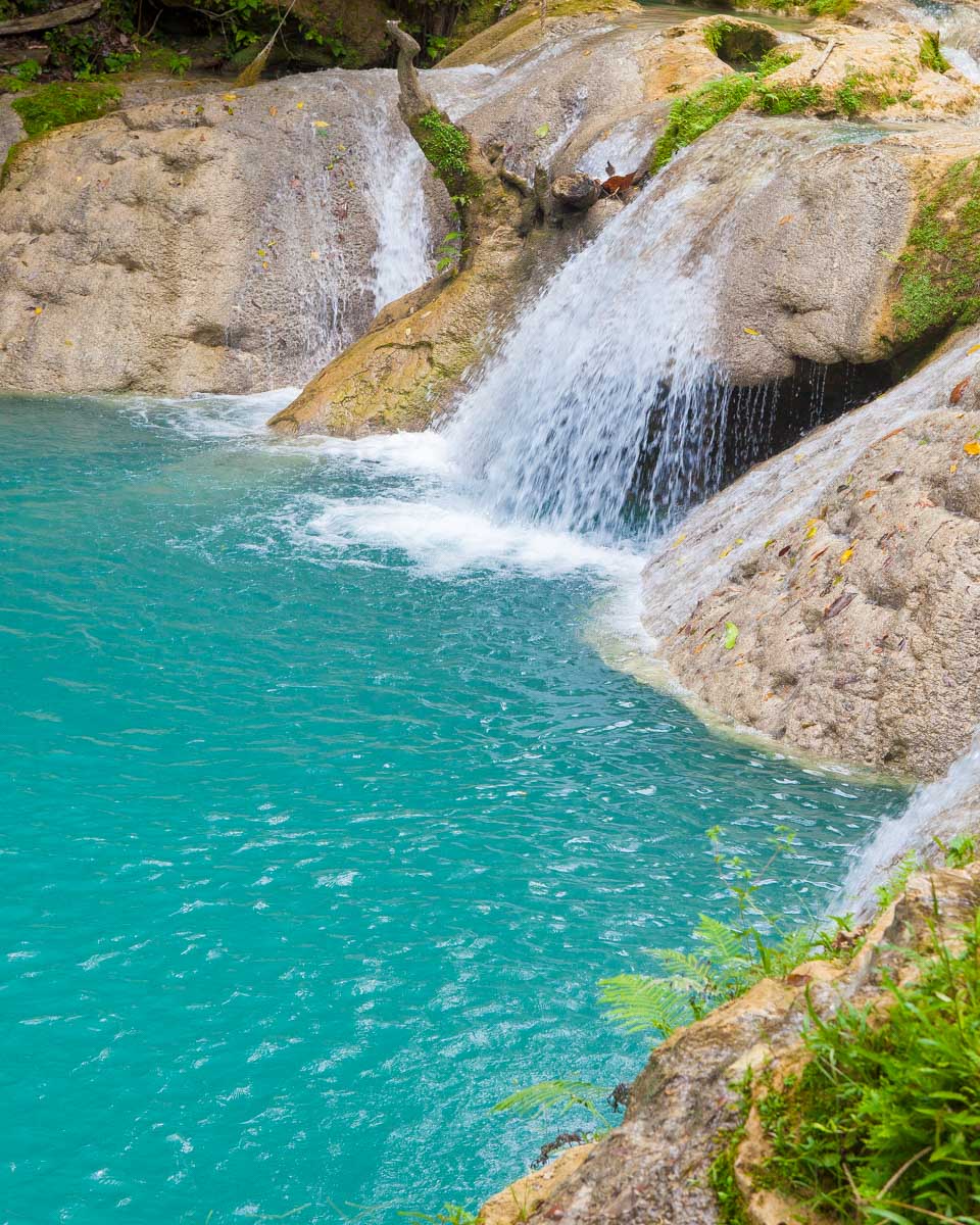 Blue Hole and falls seen on a tour from Montego Bay Jamaica