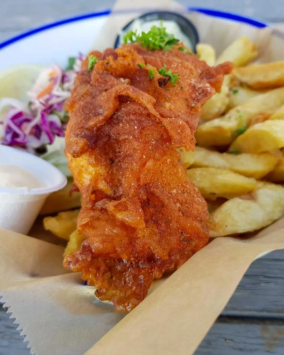 Fish and chips eaten in Victoria, BC
