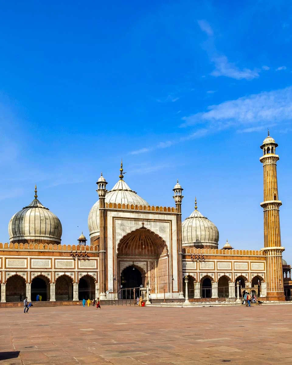 Jama Masjid Mosque, old Delhi, on a tour from New Delhi India