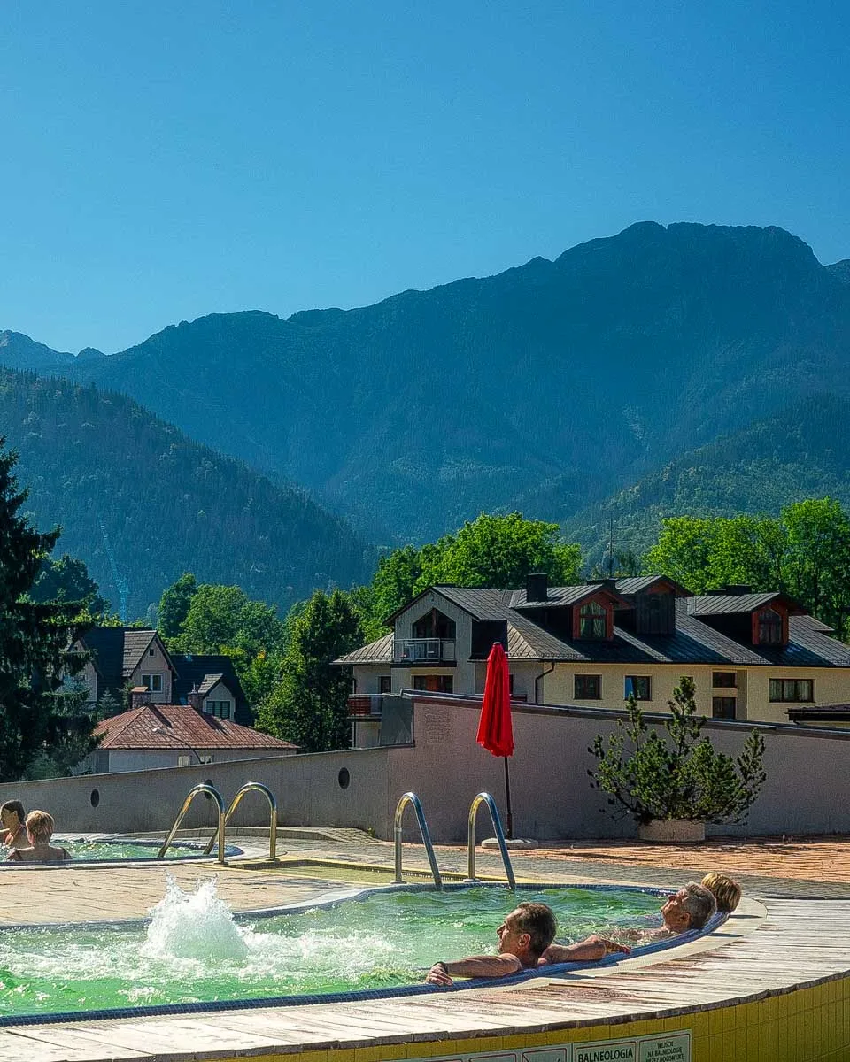 Termy Zakopiańskie thermal pools on a tour from Krakow Poland