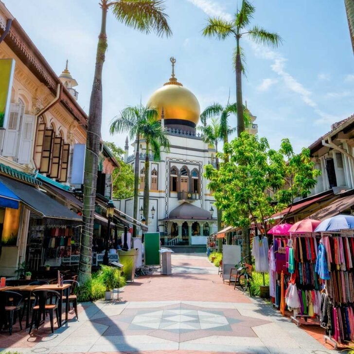 The Masjid Sultan mosque located in Kampong Glam in Singapore