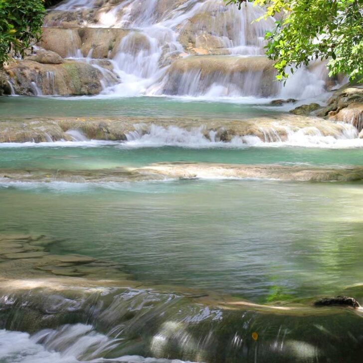 Dunns River Falls seen from Falmouth Jamaica