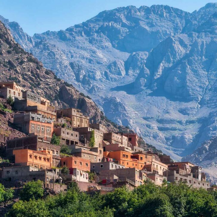 remote village in Toubkal National Park, Morocco