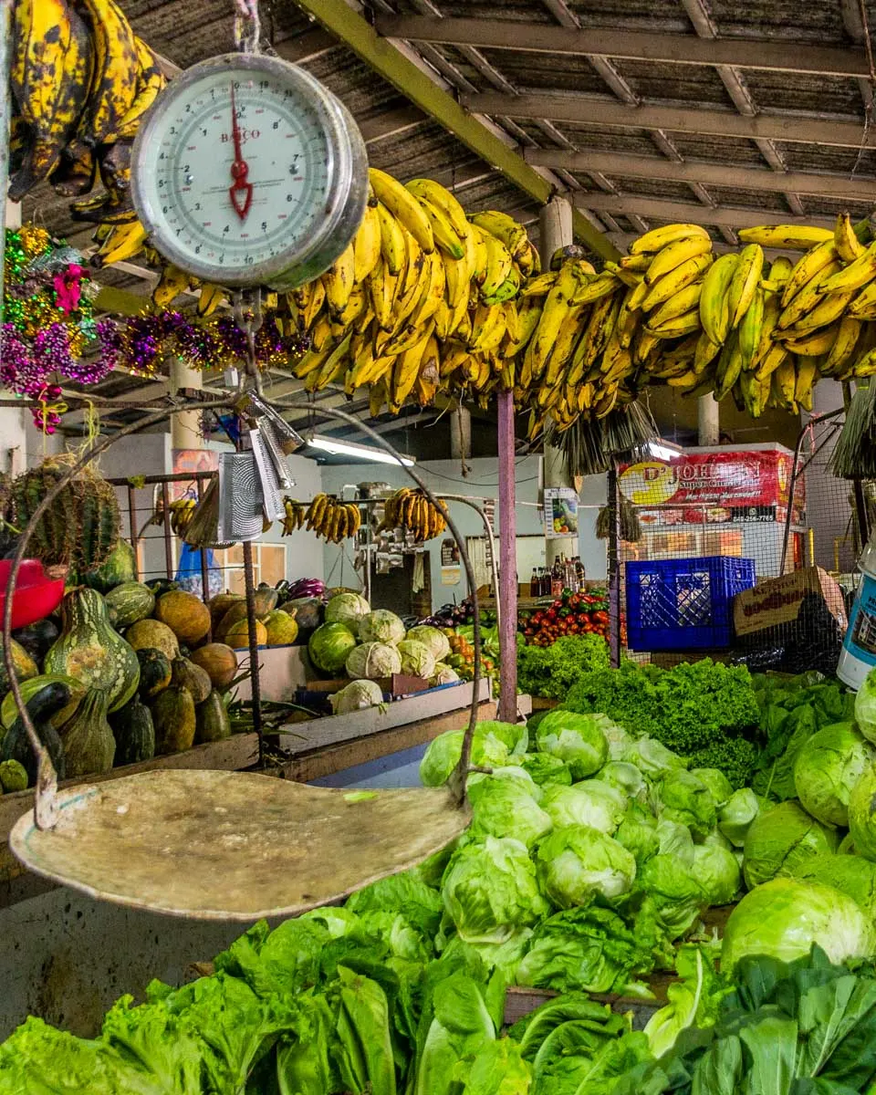 A food market seen on a cooking tour in Nairobi Kenya