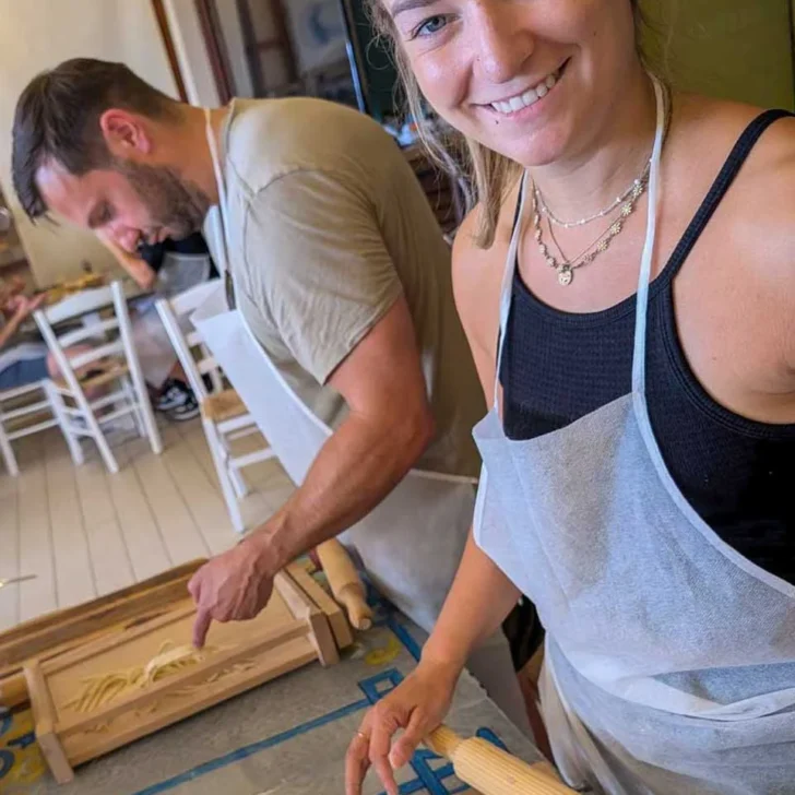 Bailey-makes-pasta-during-a-cooking-class-in-Florence-Italy