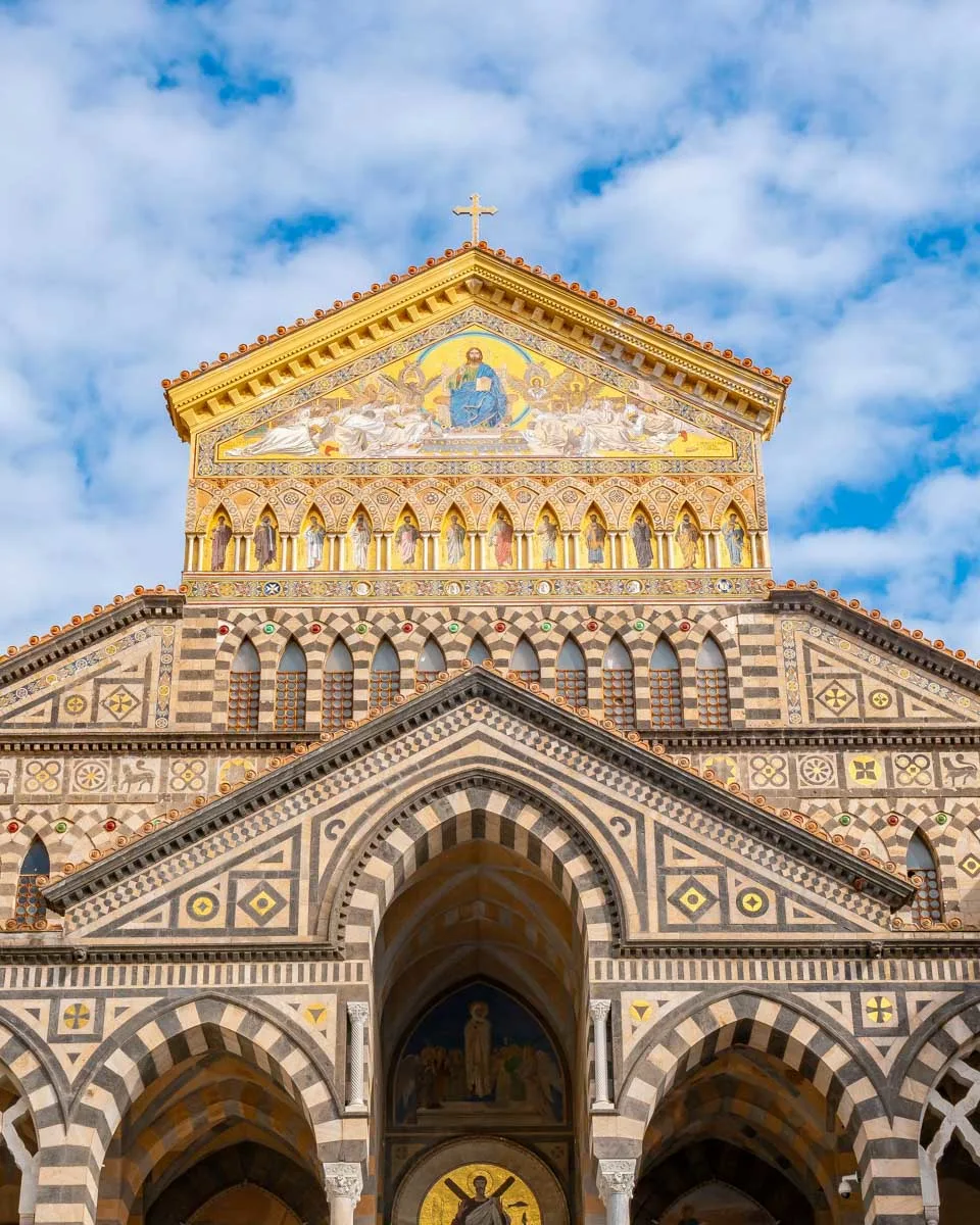 Cathedral of St Andrew Apostle seen on a tour from Sorrento Italy