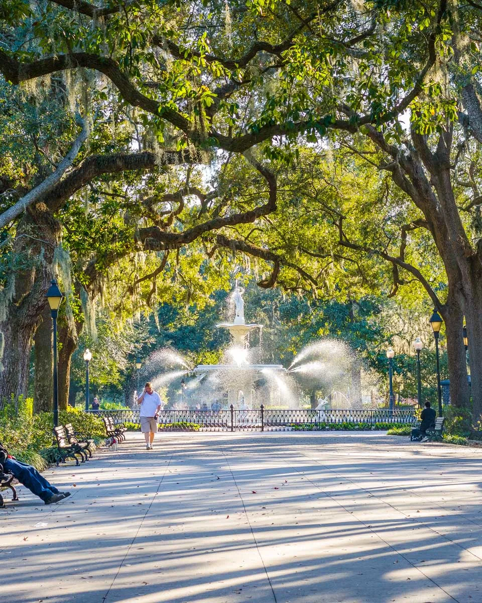 Forsyth Park in Savannah Georgia