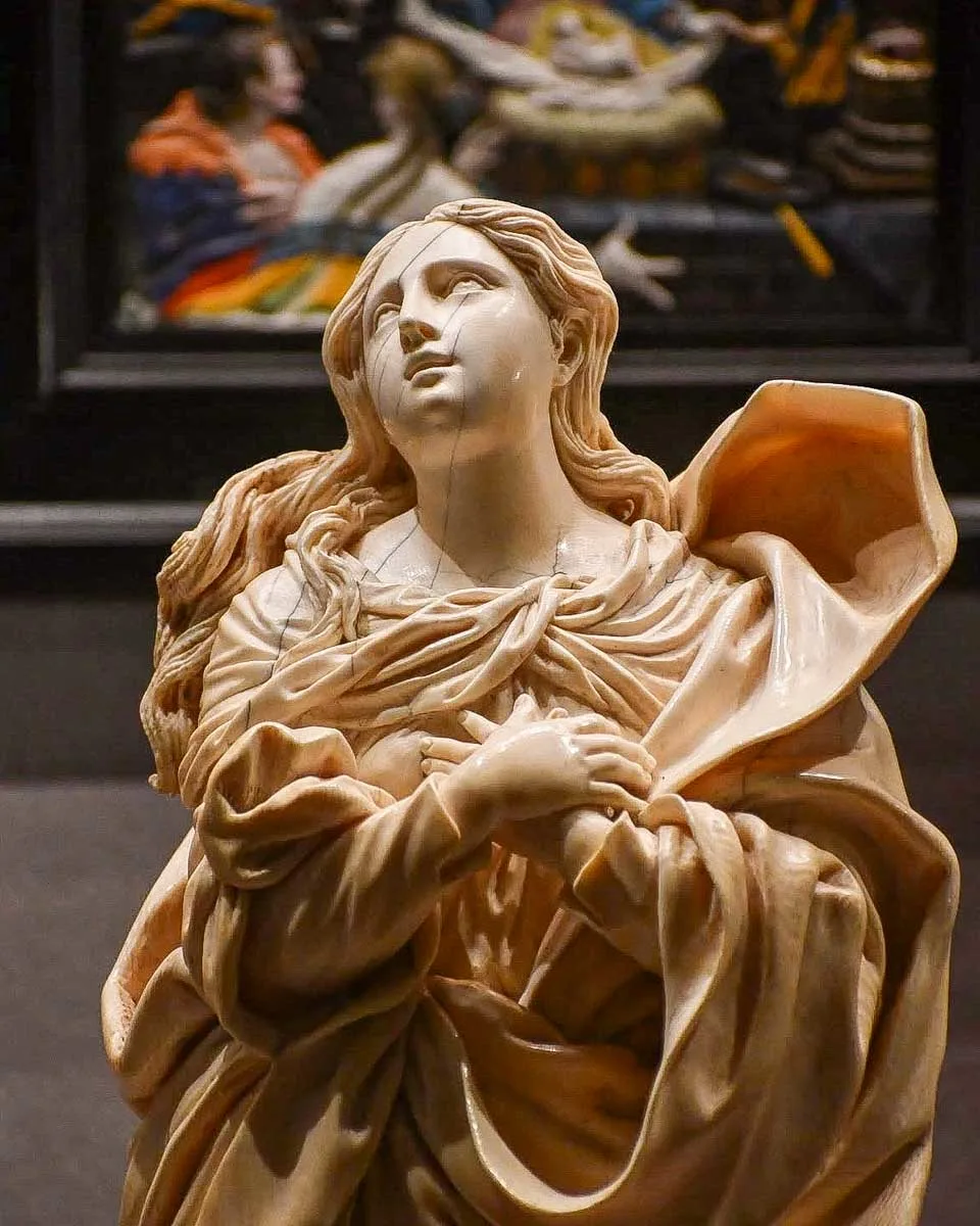 Mus&eacute;e du Louvre sculpture in the Louvre Paris France