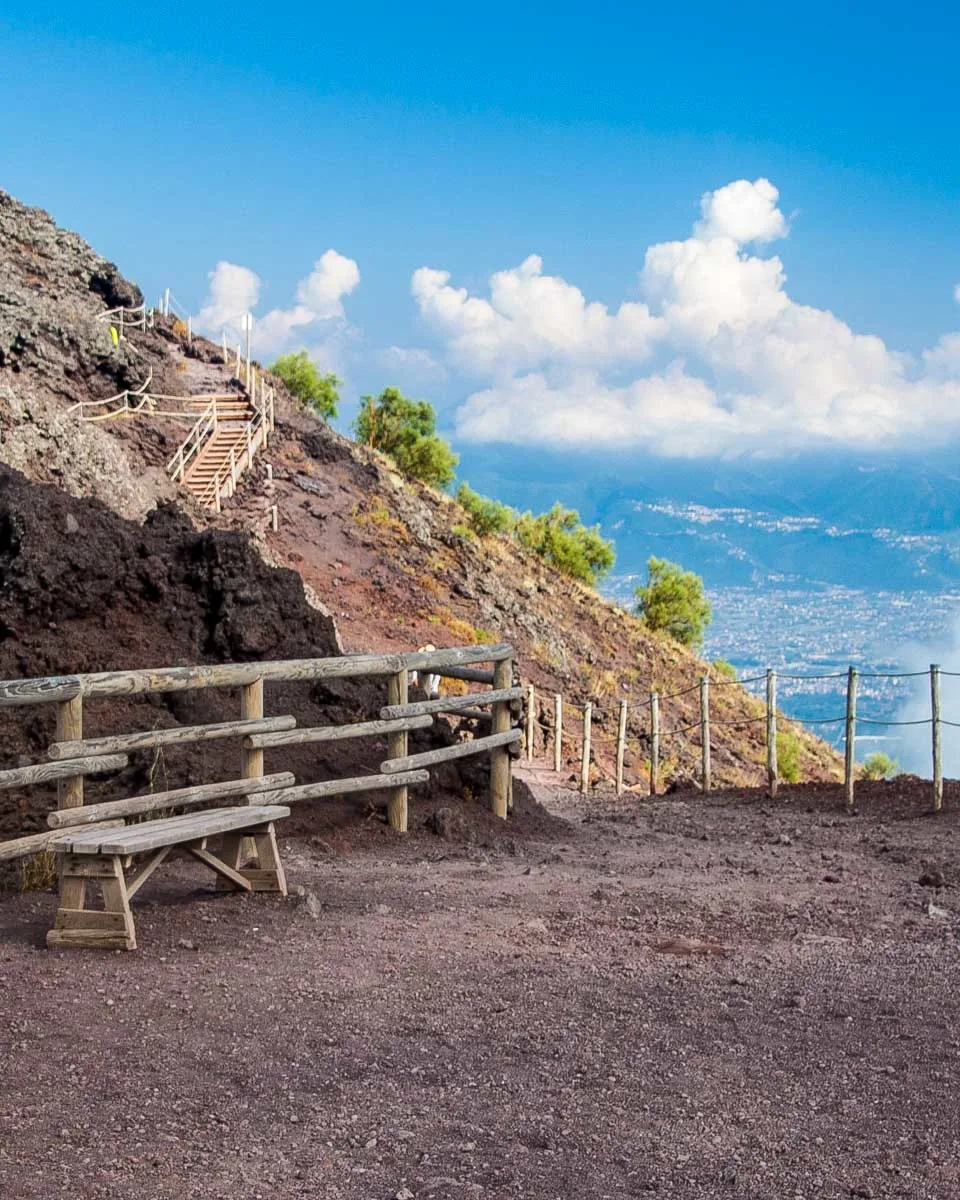 Part-of-the-path-around-Mount-vesuvius-near Sorrento-Italy